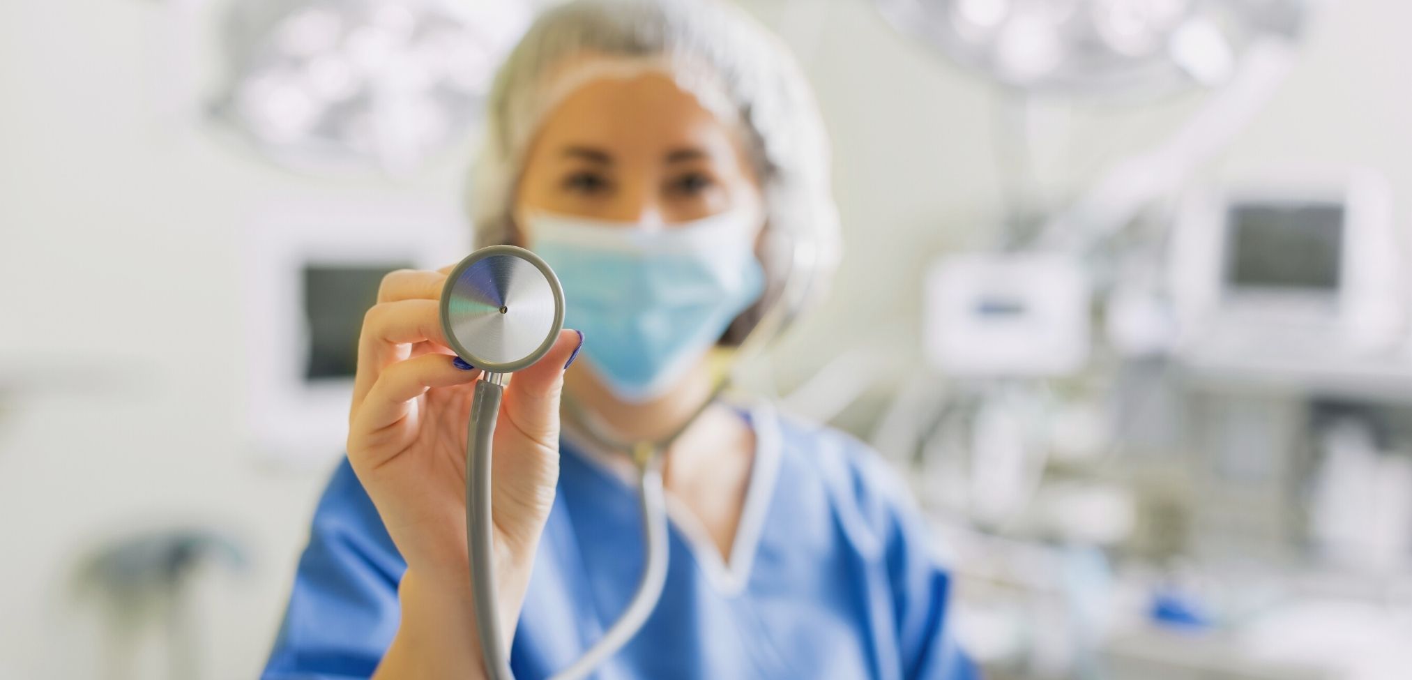 nurse with stethoscope